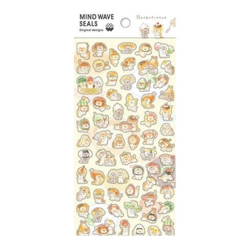 ＃MWシール ＃マインドウェイブ イラスト シール OKABURINEKO   82054 ﾈｺ ﾏｲﾝﾄﾞｳｪｲﾌﾞ :4909001820548