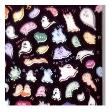 ＃GITCHRI OBAKE おばけ ステッカー かわいい ぎっちり ポップ デコレーション ブラック背景 カラフル 表情豊か 手帳 ノート メッセージカード おばけ柄 文房具 ﾏｲﾝﾄﾞｳｪｲﾌﾞ :4909001820579