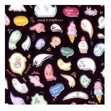 ＃GITCHRI OBAKE おばけ ステッカー かわいい ぎっちり ポップ デコレーション ブラック背景 カラフル 表情豊か 手帳 ノート メッセージカード おばけ柄 文房具 ﾏｲﾝﾄﾞｳｪｲﾌﾞ :4909001820579