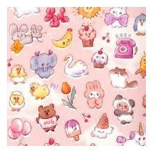 ＃マインドウェイブ イラスト シール YumeYume Sekai ゆめゆめ せかい 82058 ゆめかわいい 動物シール スイーツ ピンク うさぎ デコレーション 癒し かわいい ステッカー ﾏｲﾝﾄﾞｳｪｲﾌﾞ :4909001820586