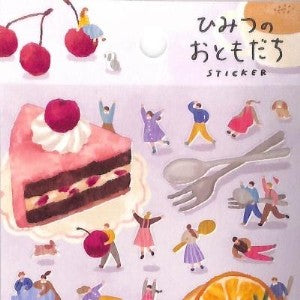＃みつのおともだちステッカー 82156 ひみつのスイーツパーティー シール ステッカー お菓子 かわいい デコレーション 水彩風 癒し系 ﾏｲﾝﾄﾞｳｪｲﾌﾞ :4909001821569