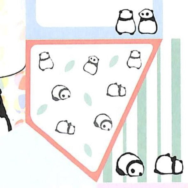 ＃ふきだしシール　デコステッカー パンダ (株)クローズ・ピン :4920097137785