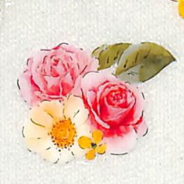 ＃クリア シール 薔薇　シール シート 黄＆ピンク (株)クローズ・ピン :4920097143526