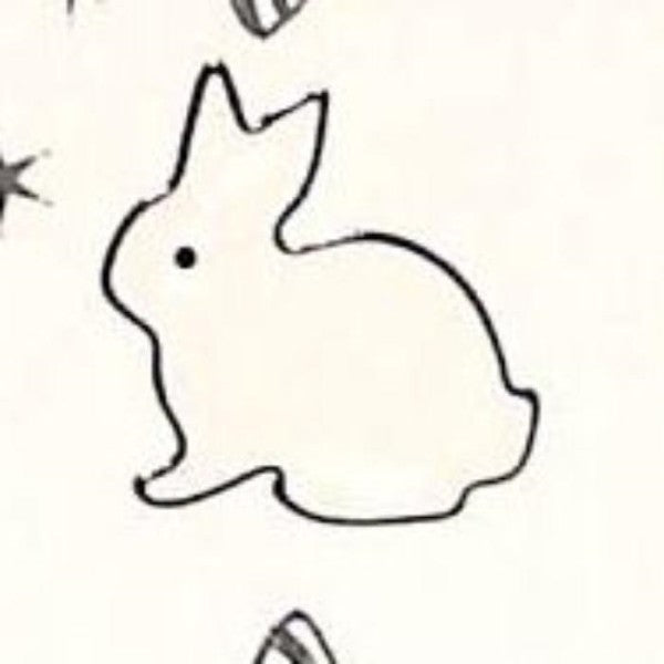 ＃みんなの文具ｼﾙｴｯﾄｼｰﾙうさぎ (株)クローズ・ピン :4920097162510