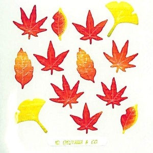＃季節和風ｼｰﾙ紅葉 奥山 :4935786381448