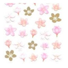 ＃和風ｼｰﾙ 桜金箔 和柄 黒桜 春デコレーション アルバム装飾 奥山 :4935786392796