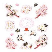 ＃和風ｼｰﾙ 桜の木 春 桜の花 ステッカー デコレーション 奥山 :4935786394240