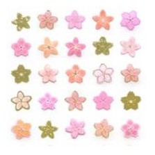 ＃和風ｼｰﾙ 桜 5列 ピンク ゴールド 花びら 春 かわいい 和桜 奥山 :4935786394790