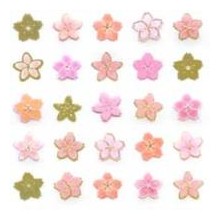 ＃和風ｼｰﾙ 桜 5列 ピンク ゴールド 花びら 春 かわいい 和桜 奥山 :4935786394790