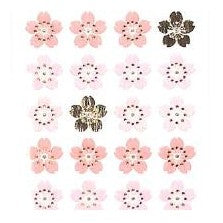 ＃和風ｼｰﾙ 桜 4列 淡いﾋﾟﾝｸ 和紙風 手帳デコ 春デコレーション 奥山 :4935786397784