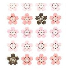＃和風ｼｰﾙ 桜 4列 淡いﾋﾟﾝｸ 和紙風 手帳デコ 春デコレーション 奥山 :4935786397784