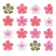 ＃和風ｼｰﾙ 桜 4列 濃いﾋﾟﾝｸ 春 花見 手帳用 アルバム デコレーション 奥山 :4935786398781