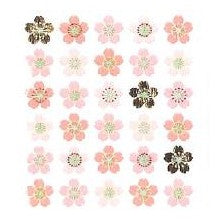 ＃和風ｼｰﾙ 図形桜 5列 デコレーション 文房具 手帳 春 桜模様 奥山 :4935786399788