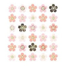 ＃和風ｼｰﾙ 図形桜 5列 デコレーション 文房具 手帳 春 桜模様 奥山 :4935786399788
