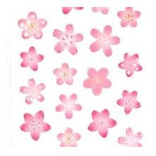 ＃ﾗﾒ入りｼｰﾙ 桜 春デザイン デコレーション 可愛い フラワー 奥山 :4935786422790