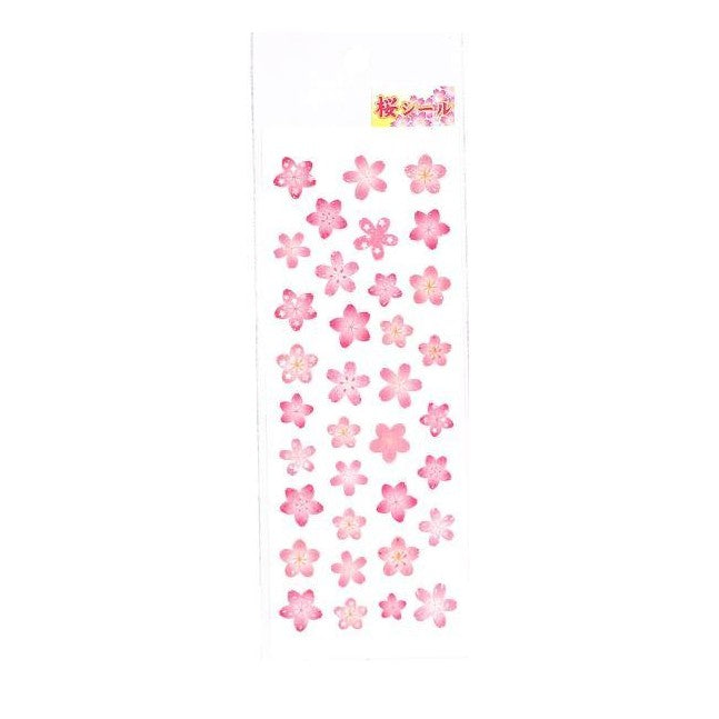 ＃ﾗﾒ入りｼｰﾙ 桜 春デザイン デコレーション 可愛い フラワー 奥山 :4935786422790