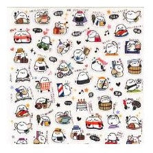 ＃金箔ｽｹｼﾞｭｰﾙｼｰﾙ ｼﾏｴﾅｶﾞ デイリーイベント シール かわいい 癒し系 手帳 カレンダー ﾊﾟｲﾝﾌﾞｯｸ :4938325406299