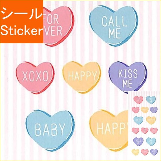 ＃DREAM DAYS Sweet Dream シートシール ハート 古川紙工(株) :4952270240883