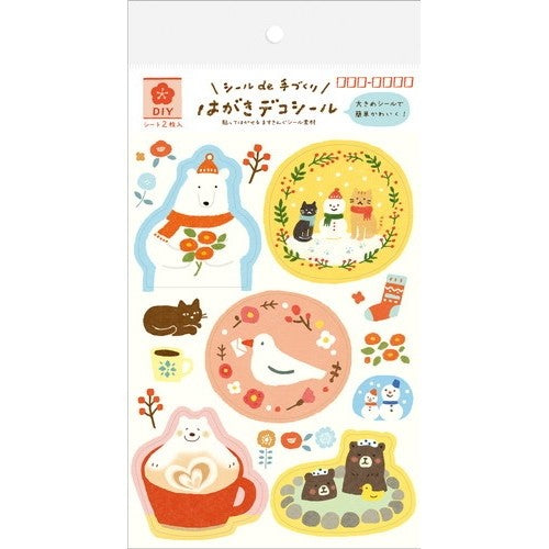 ＃はがきﾃﾞｺｼｰﾙ大冬 古川紙工(株) :4952270250202