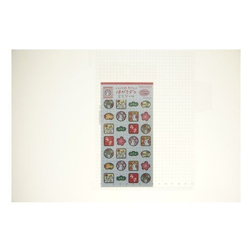 ＃はがきﾃﾞｺﾐﾆｼｰﾙ花うさぎ 古川紙工(株) :4952270261024