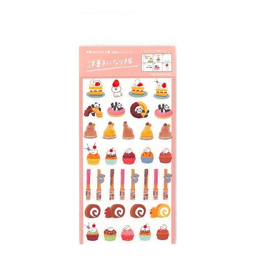 ＃お菓子などうぶつ工房透明ｼｰﾙｼｰﾄ洋菓子 古川紙工(株) :4952270275090