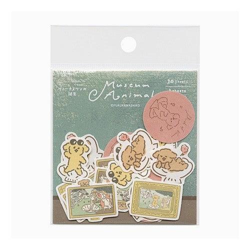＃フレークシール ＃和紙ﾌﾚｰｸｼｰﾙｳﾞｨｰﾅｽﾜﾝの誕生MuseumAnimals 古川紙工(株) :4952270291304