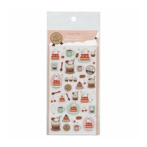 ＃透明ｼｰﾙｼｰﾄﾈｺお菓子などうぶつ工房 古川紙工(株) :4952270317073