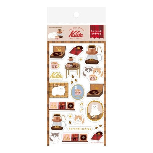 ＃箔押しｼｰﾙｼｰﾄCaramelcoffeeｶﾘﾀ 古川紙工(株) :4952270317462