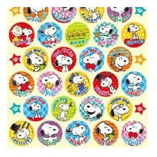 ＃スヌーピー ＃ｽﾇｰﾋﾟｰ 英語のごほうびｼｰﾙ ステッカー かわいい キャラクター 褒めシール PEANUTS カラフル文房具 ﾋﾞﾊﾞﾘｰ :4977524163176