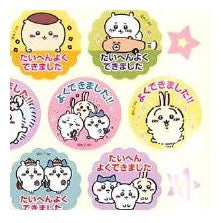 ＃ちいかわ ＃ちいかわ ごほうびｼｰﾙ かわいい キャラクターシール うさぎ ハチワレ ごほうび 子ども向け 勉強 ごほうびシール トイレトレーニング 手帳 カレンダー ポップカラー 星柄 ハート柄 ﾋﾞﾊﾞﾘｰ :4977524163442