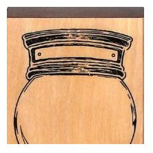 ＃ヴィンテージ風 ガラス瓶スタンプ メッセージボトルデザイン :4990212047879